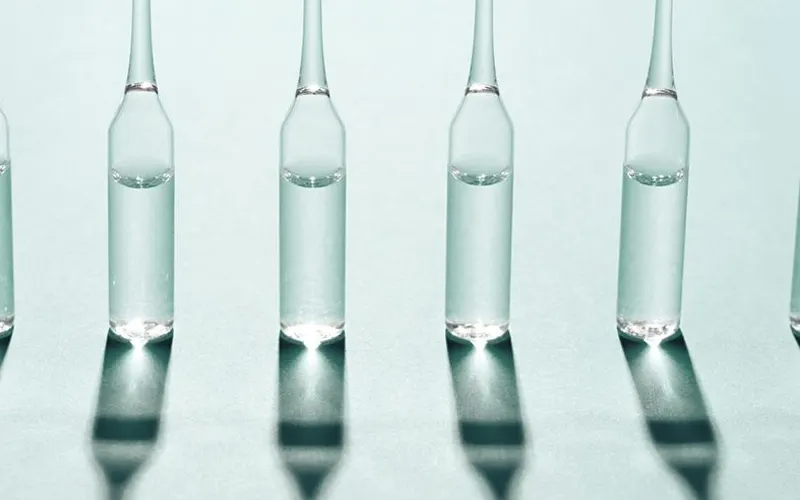 Glass ampoules for DQ contouring injection
