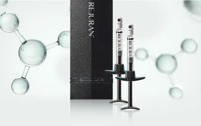 Rejuran polynucleotide skin booster box and syringes