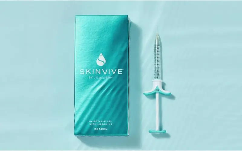SKINVIVE by JUVÉDERM box and syringe